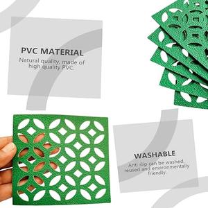 Sous-verres en PVC imprimés de haute qualité, forme ronde et carrée, durables - Product Image 6