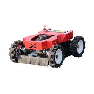 Industrial <b>Electric</b> <b>Lawn</b> <b>Mower</b> Self Propelled Rotary Blade 4WD Heavy Duty Single <b>Cylinder</b> 150cc Engine Remote Control - Product Image 2