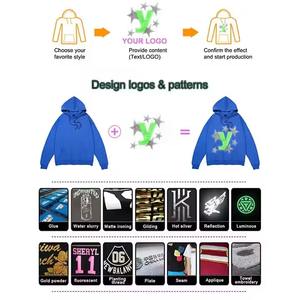 Sudadera con capucha ODM para hombre, Sudadera con capucha de peso pesado personalizada de alta calidad, ropa informal floral Vintage personalizada de gran tamaño, peso pesado - Product Image 5