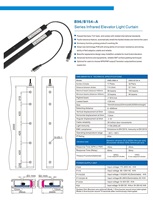 Pièces détachées d'ascenseur en plastique industriel, rideau lumineux B96/B154-A avec garantie d'un an CN