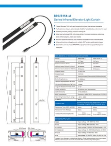 Industrial Plastic <b>Elevator</b> Spare <b>Parts</b> Light Curtain B96/B154-A - Product Image 2