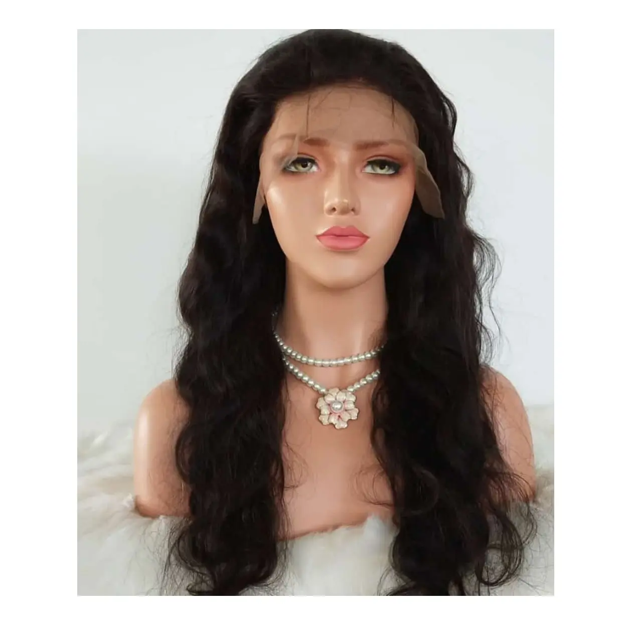 raw indian human hair swiss lace closure wig and frontal wig hair vendor at wholesale factory price
