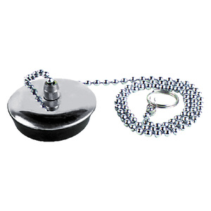 Capuchon avec chaîne 40 pour bidet/vasque - Product Image 1
