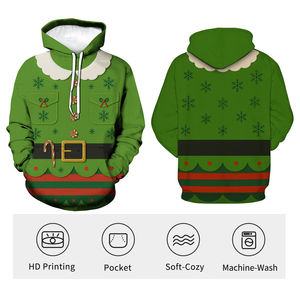 เสื้อสเวตเตอร์สวมหัวมีฮู้ดสำหรับผู้ชายวัยรุ่นเสื้อสเวตเตอร์สวมหัวมีฮู้ดสำหรับวันหยุดฤดูหนาวผ้าขนแกะอบอุ่นพิมพ์ลายลำลองสำหรับผู้ชายวัยรุ่นของขวัญแฟชั่นสไตล์คริสต์มาสสนุกดี - Product Image 5