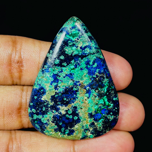 Pierres précieuses en vrac Azurite d'excellente qualité AAA Prix de gros Pierre semi-précieuse polie à la main Type de pierre précieuse naturelle - Product Image 1