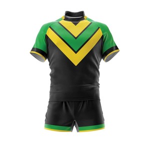 Camiseta de Rugby de Diseño Personalizado de Alta Calidad, Impresión por Transferencia de Calor, Transpirable, Cómoda, Antibacteriana, Talla Grande, Logotipo Personalizado - Product Image 2