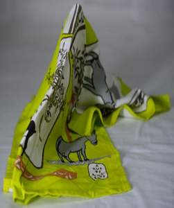 Serviette de cuisine en coton 100% écologique, jetable, hypoallergénique, à séchage rapide, grande capacité, durable, à motifs floraux carrés - Product Image 3