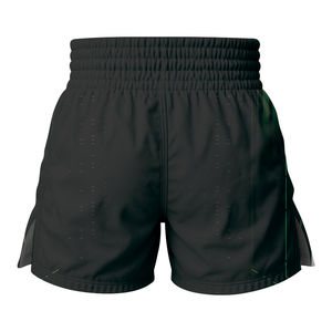 Pantalones cortos No Gi MMA para hombre, ropa de gimnasio de entrenamiento personalizada para Kickboxing, elásticos, cómodos, decorados, con volantes, hechos de estambre - Product Image 2