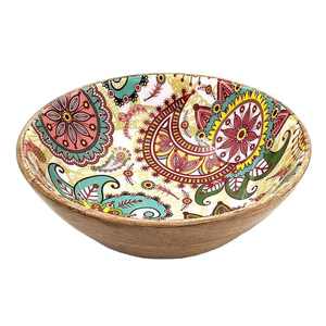 Bol décoratif Grand bol en bois fait à la main Nouveau design Saladier pour salade Fruits Cuisine en bois et décoration de table Vente en gros - Product Image 3