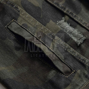 Chaqueta de Mezclilla para Hombre con Logotipo Personalizado de Alta Calidad a Bajo Precio, Chaqueta de Invierno Transpirable Personalizada de Talla Grande para Hombre - Product Image 6