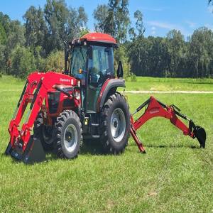 Mini tracteur agricole Mahindra 4x4 à vente chaude, chargeur frontal, engrenage, haute efficacité, prix d'usine, doté d'une pompe moteur essentielle - Product Image 1