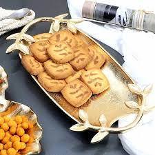 Bandeja de aluminio de hoja de oro y plata artesanal para uso Premium - Product Image 3