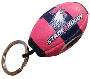 Porte-clés de ballon de rugby promotionnel personnalisé en caoutchouc ou en PVC - Product Image 4
