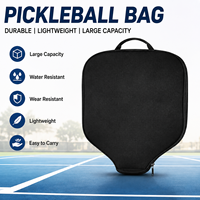 Housse de protection imperméable en néoprène de haute qualité avec logo personnalisé pour raquettes de pickleball portables extra longues