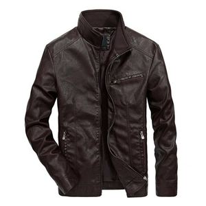 Nouvelle arrivée Veste en cuir véritable pour hommes Vestes en cuir de moto Streetwear Manteau Homme Combinaisons bomber Veste pour hommes - Product Image 2
