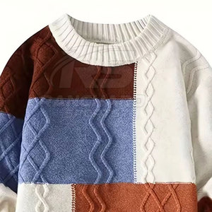 Pull en tricot tendance pour homme, confortable, pull tendance pour homme, pull en laine douce, vêtements d'hiver élégants et chauds - Product Image 6