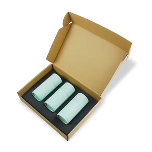 กล่องจดหมายลูกฟูกรีไซเคิลสำหรับสมรรถภาพทางกายทำจากกระดาษแข็งบรรจุภัณฑ์แถบความต้านทานโลโก้ออกแบบได้ตามที่ต้องการเป็นมิตรกับสิ่งแวดล้อม - Product Image 4