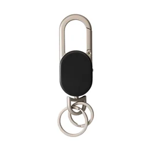 Portachiavi Personalizzato Promozionale in Acciaio Inossidabile Lucidato per Due Chiavi - Product Image 1