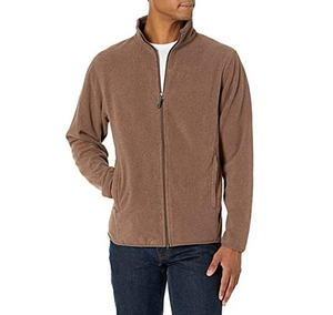 Chaqueta polar de alta calidad hecha a medida para hombre, nuevo estilo con cuello alto, poliéster y piel sintética para chaqueta de invierno - Product Image 1