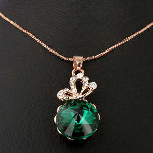 Women's Fancy <b>Locket</b> Set - Green - Product Image 2
