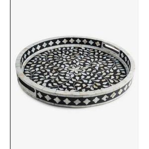 Fabricant de plateau de table incrusté d'os durable fait à la main pour la maison et l'hôtel/restaurant pour servir des ustensiles de cuisine - Product Image 3