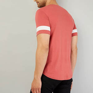 T-shirt d'été pour hommes de haute qualité 100% coton 180gsm style décontracté logo personnalisé impression numérique prix d'usine direct - Product Image 2