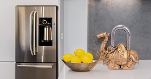 Cadenas intelligent en laiton camel-doré Serrure en fer Clé étanche fonctionnelle et élégante Forme de chameau doré Verrouillage à levier unique 0.59kg - Product Image 6