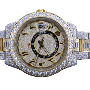 Nueva colección Antique Fashion Business Iced Out Style VVS Clarity Diamond Watch para regalos y propuestas - Product Image 1