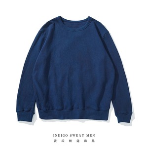 Sudadera de algodón 100% para hombre, sudadera de manga larga con cuello redondo, ropa de calle de moda informal, sudaderas con capucha de gran tamaño - Product Image 2