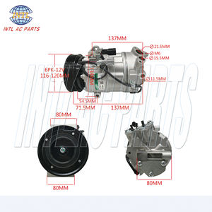 Compresseur AC INTL-XZC715A DCS17EC 6PK pour 2019-2020 Nissan Altima SR <span class=keywords><strong>SV</strong></span> Advance Platinum oem cO 11635z 926006CA0A - Product Image 3