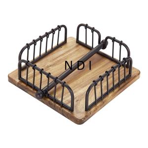 Soporte de pañuelos de gran capacidad para decoración de almacenamiento de servilletas, soporte de tejido de forma personalizada de la mejor calidad para cafetería y cafetería - Product Image 5