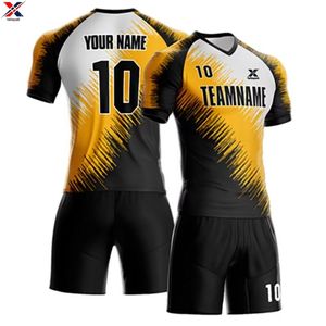 Maillot de football athlétique 100 % polyester, couleurs personnalisées, design court, respirant, séchage rapide, pour adultes unisexes, tenue d'équipe - Product Image 4