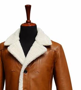 Chaqueta Bomber de Cuero con Forro de Piel de Oveja para Hombre, Modelo 2026, Relleno de Algodón, Diseño Nuevo y Moderno, Todas las Tallas - Product Image 5