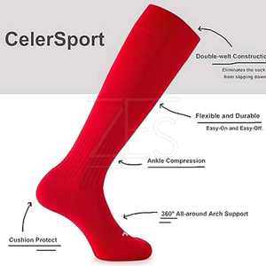 New Design Durable Sports Socks Fashion Lightweight Sports Socks Custom Team Wear Sports Socks - Product Image 5