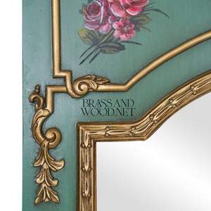 Marco de Espejo Pintado a Mano Clásico, Espejo de Pared de Lujo - Product Image 5