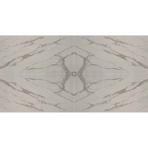 Plaque de quartz Unionstone, collection Calacatta Zembrino, application murale moderne, imperméable, grande dalle - Product Image 4