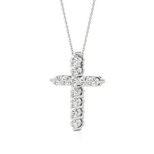 Timeless Faith Diamond Cross Pendant Necklace - Product Image 2