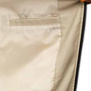 High Quality Custom Design Genuine <b>Suede</b> Bomber Zipper Pocket <b>Men's</b> Leather <b>Jackets</b> Leather <b>Jacket</b> - Product Image 5