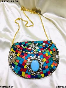 Craftstages International - Bolso de Mano para Mujer, Otros Materiales, 17.5x3.5x13.5 CM - Product Image 3