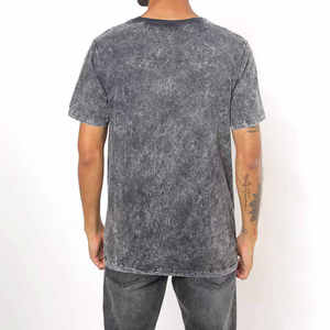 Vêtements pour hommes Oversize Distressed T Shirt Fabricant Streetwear Hip Hop Blank Acid Wash Logo personnalisé T-shirts vintage - Product Image 2