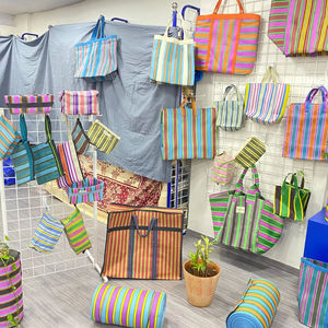 ถุงช้อปปิ้งโพลีโพรพิลีนรีไซเคิลเป็นมิตรต่อสิ่งแวดล้อมขนาดใหญ่ถุงซักผ้าแบบนำกลับมาใช้ใหม่ได้อย่างยั่งยืน - Product Image 1