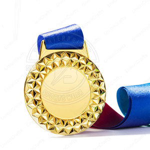Médaille de championnat respirante de lutte professionnelle Ceintures en cuir de peau de vache Fabricant de trophées et de plaques OEM personnalisés - Product Image 1