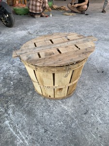 Paniers de rangement écologiques en bois pour meubles - Product Image 2