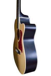 Guitare acoustique SoloBeat SC41CE Dreamnought-Finition mate 4 cordes faite à la main touche en palissandre rouge - Product Image 2