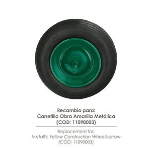 Ruota per Carrello da Cantiere Standard 350 x 8 mm. - Product Image 3