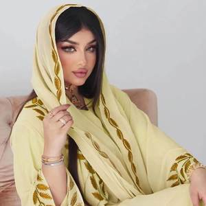 Quantité en vrac Abaya musulmane de haute qualité pour femmes meilleure vente Abaya islamique pour femmes en tissu de qualité supérieure à vendre - Product Image 3