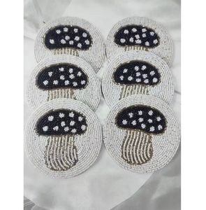 Posavasos de pizarra y vidrio de alta calidad, alfombrilla con cuentas de nuevo diseño para decoración del hogar, fiesta y boda, uso en la cocina - Product Image 3