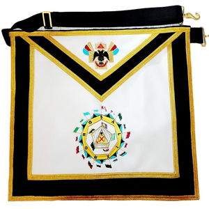 Brotherhood Regalia Delantal de cuero hecho a mano Delantal artesanal personalizado de alta calidad para uso ceremonial - Product Image 5