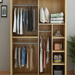 Armarios independientes personalizados integrales fabricados en fábrica para muebles de dormitorio de apartamentos y hoteles - Product Image 3