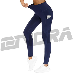 Pantalons de yoga de sport de haute qualité, épais, taille haute, pour femmes, leggings de sport extensibles sculptants, style tendance de fitness, ActiveFit - Product Image 1